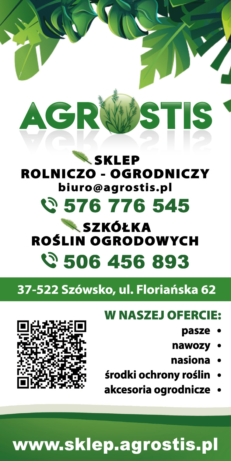 AGROSTIS Szówsko Sklep Rolniczo-Ogrodniczy / Szkółka Roślin Ogrodowych