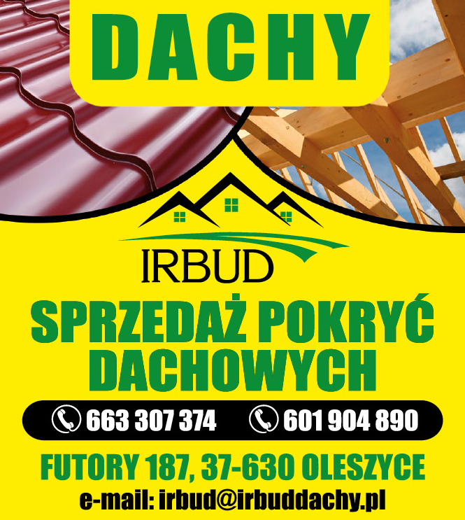 IRBUD Futory Sprzedaż Pokryć Dachowych