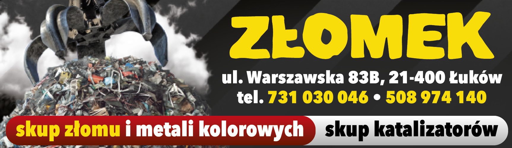 ZŁOMEK Łuków Skup Złomu i Metali Kolorowych / Skup Katalizatorów