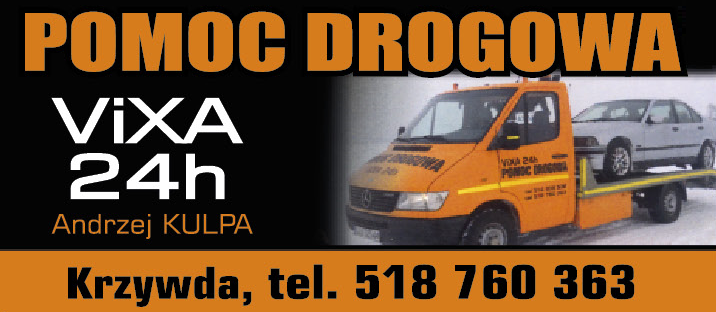 VIXA 24H Andrzej Kulpa Krzywda Pomoc Drogowa
