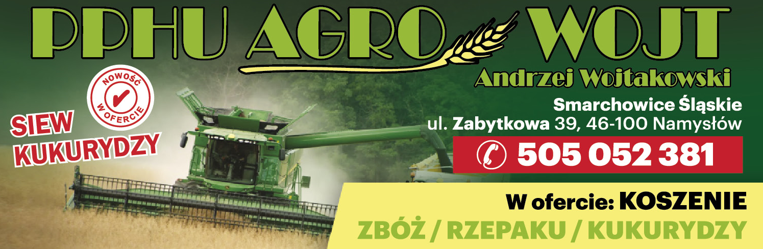 PPHU AGRO WOJT Andrzej Wojtakowski Smarchowice Śląskie Siew Kukurydzy