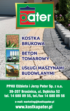 PPHU "PATER" Elżbieta i Jerzy Pater Sp. z o.o. Brzeźnica Producent Kostki Brukowej