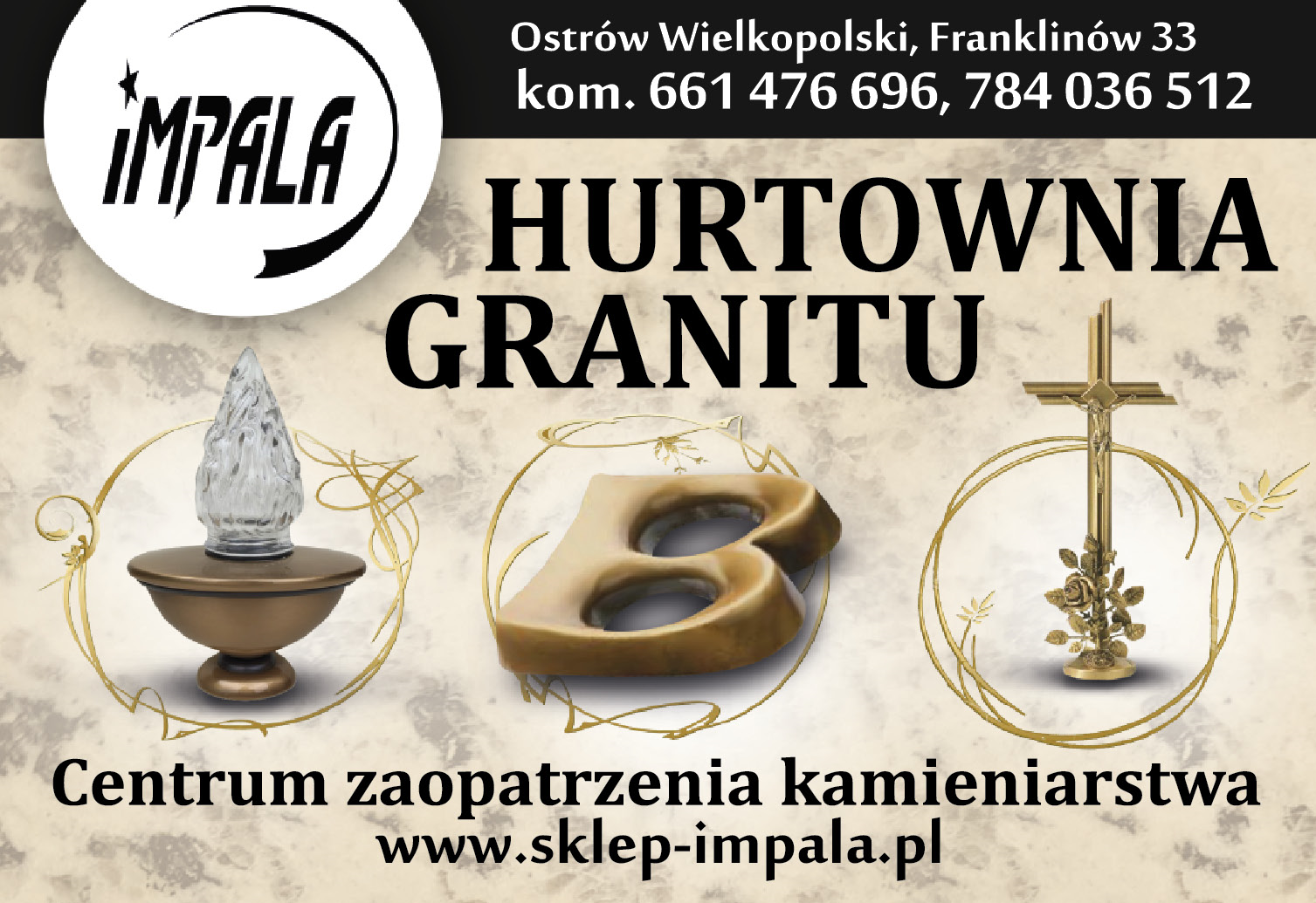 IMPALA Sp. z o.o. Franklinów Centrum Zaopatrzenia Kamieniarstwa / Hurtownia Granitu