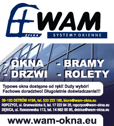WAM ŻYŁKA SYSTEMY OKIENNE Ropczyce - Okna - Drzwi - Bramy - Rolety