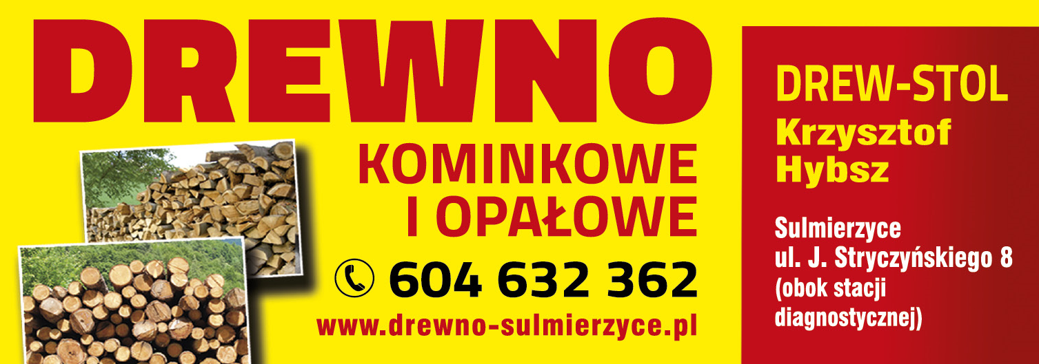 DREW-STOL Krzysztof Hybsz Sulmierzyce Drewno Kominkowe i Opałowe