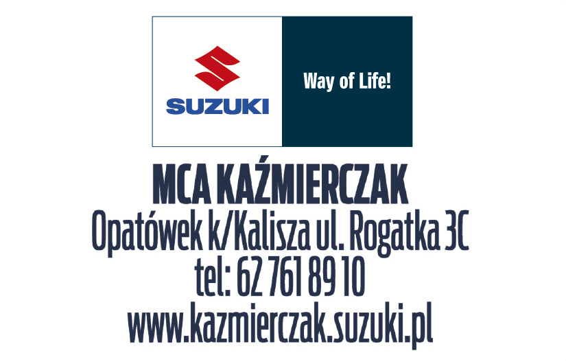 SUZUKI MCA KAŹMIERCZAK Opatówek k. Kalisza Sprzedaż Samochodów / Serwis / Części / Akcesoria