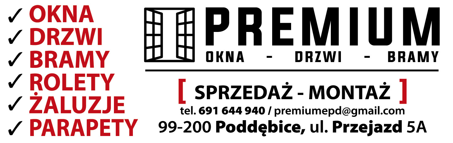 BUDREM Poddębice Premium Okna / Drzwi / Bramy