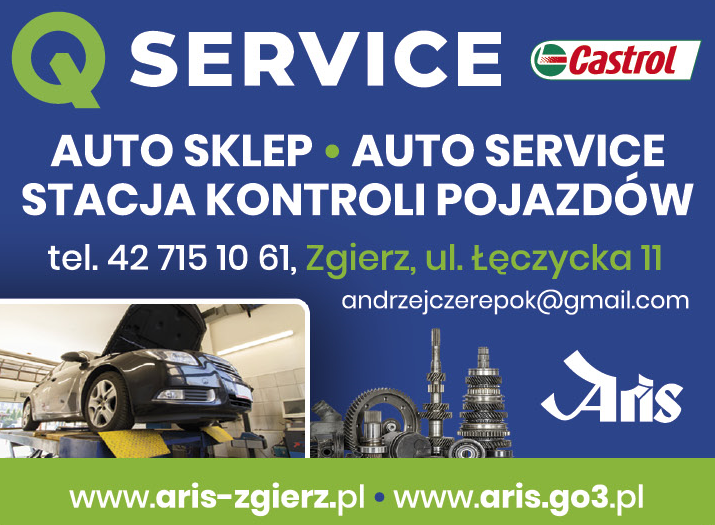 ARIS Firma Motoryzacyjna Zgierz Auto Sklep / Auto Service / Stacja Kontroli Pojazdów