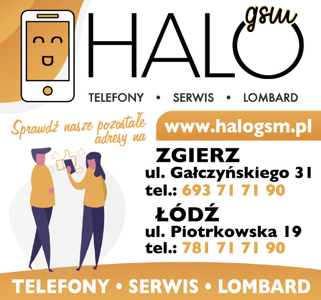 HALO GSM Zgierz Telefony / Serwis / Lombard