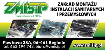 ZMISiP Pawłowo Zakład Montażu Instalacji Sanitarnych i Przemysłowych