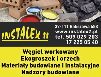 F.H.U. INSTALEX II Rakszawa Węgiel Workowany / Ekogroszek / Orzech / Materiały Budowlane