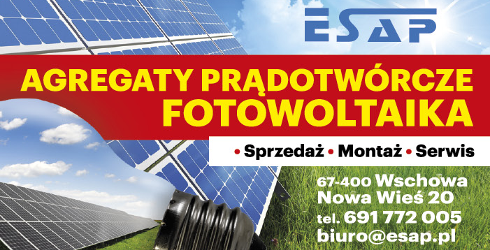 ESAP Elektrotechnika Serwis Agregatów Prądotwórczych Nowa Wieś Fotowoltaika