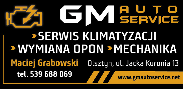 GM AUTO SERVICE Maciej Grabowski Olsztyn Serwis Klimatyzacji / Wymiana Opon / Mechanika