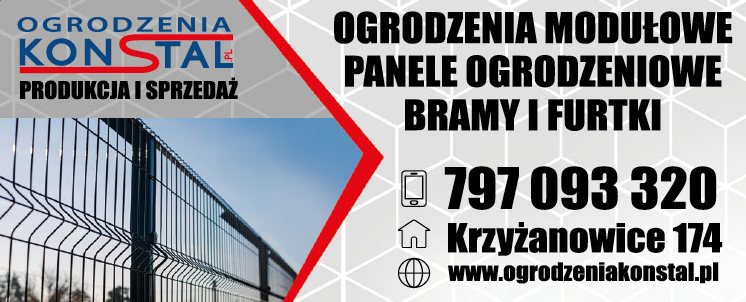 P.W. KONSTAL Krzyżanowice Ogrodzenia Modułowe / Panele Ogrodzeniowe / Bramy i Furtki