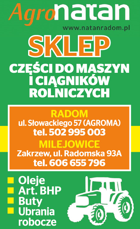AGRONATAN Radom Części Do Maszyn i Ciągników Rolniczych
