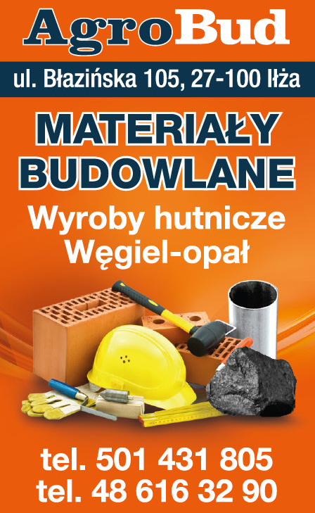 AgroBud Iłża Materiały Budowlane / Wyroby Hutnicze / Węgiel-Opał