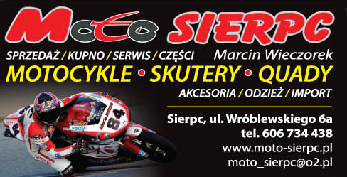 MOTO SIERPC Marcin Wieczorek - Sprzedaż Motocykli - Sprzedaż Części do Motocykli, Skuterów i Quadów