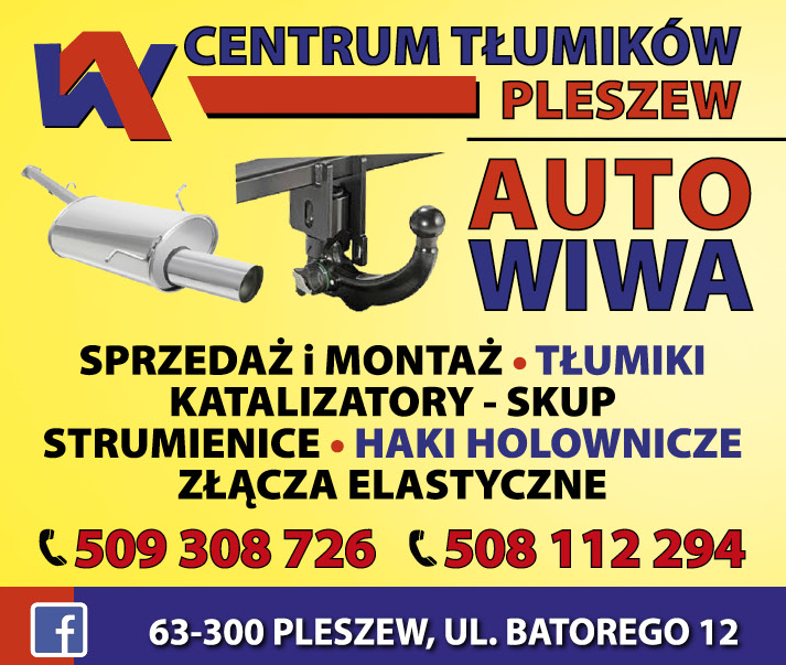 P.H.U. AUTO-WIWA Centrum Tłumików Pleszew Katalizatory / Tłumiki / Strumienice / Haki Holownicze