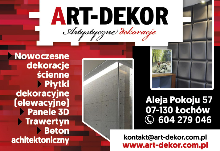 ART-DEKOR Łochów Nowoczesne Dekoracje Ścienne / Płytki Dekoracyjne / Panele 3D / Trawertyn