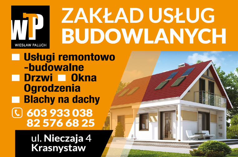 Zakład Usług Budowlanych Wiesław Paluch Krasnystaw Usługi Remontowo-Budowlane