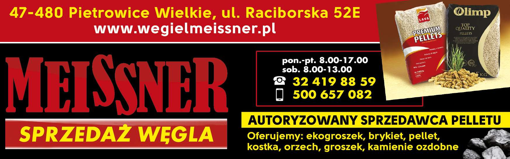 U.T.H.R. B&B Meissner i Synowie Pietrowice Wielkie Sprzedaż Węgla i Pelletu