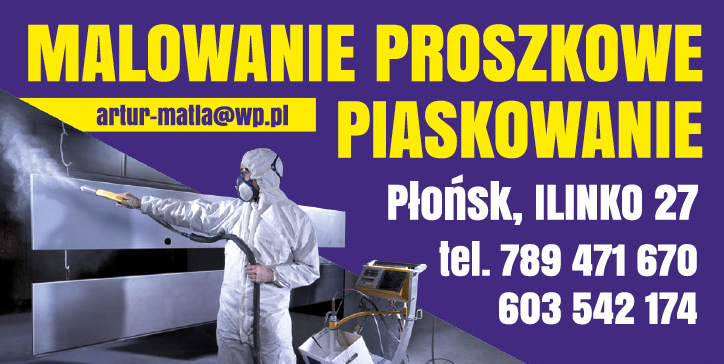 MALOWANIE PROSZKOWE / PIASKOWANIE Płońsk 