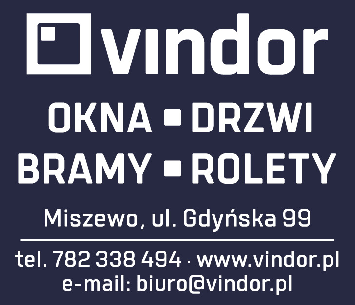 VINDOR Miszewo Okna / Drzwi / Bramy / Rolety