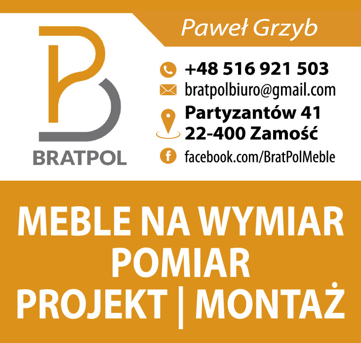 BRATPOL Paweł Grzyb Zamość Meble Na Wymiar