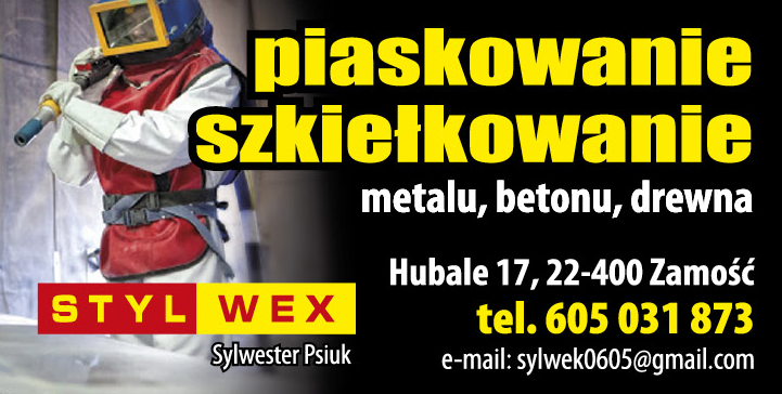 STYLWEX Sylwester Psiuk Hubale Piaskowanie / Szkiełkowanie