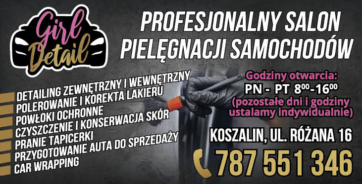 GIRL DETAIL Koszalin Profesjonalny Salon Pielęgnacji Samochodów