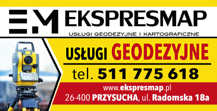 Firma Usługowa "EKSPRESMAP" Przysucha Usługi Geodezyjne i Kartograficzne