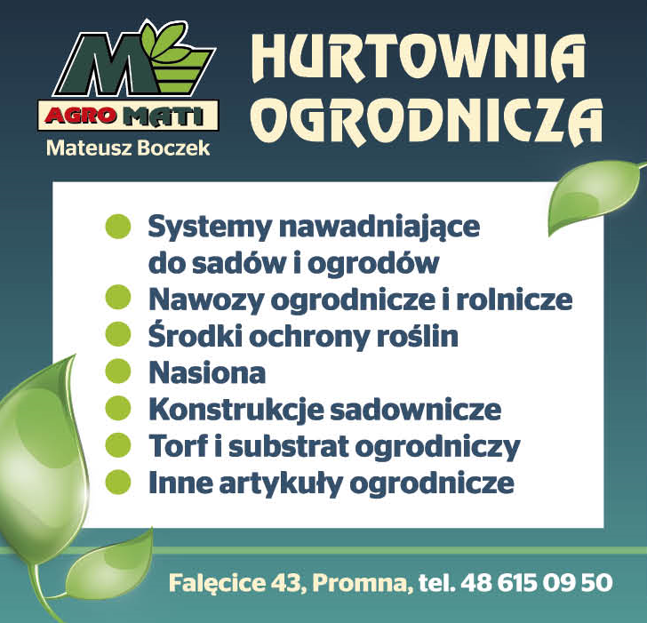AGROMATI Mateusz Boczek Falęcice Hurtownia Ogrodnicza 