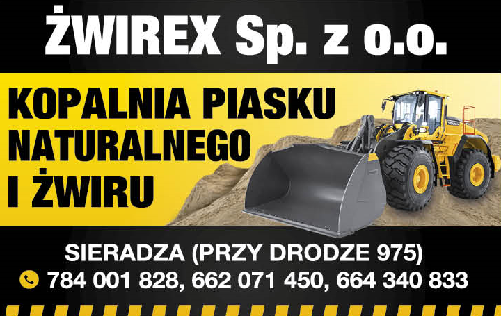 ŻWIREX Sp. z o.o. Sieradza Kopalnia Piasku Naturalnego i Żwiru