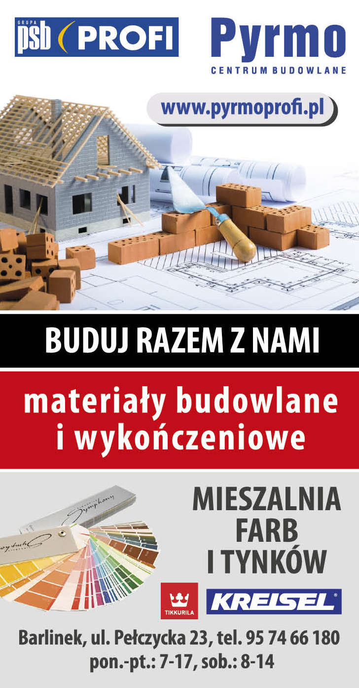 PYRMO PSB PROFI Barlinek Materiały Budowlane i Wykończeniowe / Mieszalnia Farb i Tynków