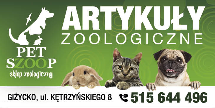 PET SZOOP Sklep Zoologiczny Giżycko Art. Dla Zwierząt