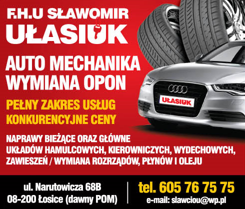F.H.U. Sławomir Ułasiuk Łosice - Auto Mechanika - Wymiana Opon