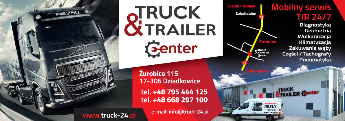TRUCK & TRAILER CENTER Mobilny Serwis Ciężarówek Żurobice- Diagnostyka - Wulkanizacja - Klimatyzacja