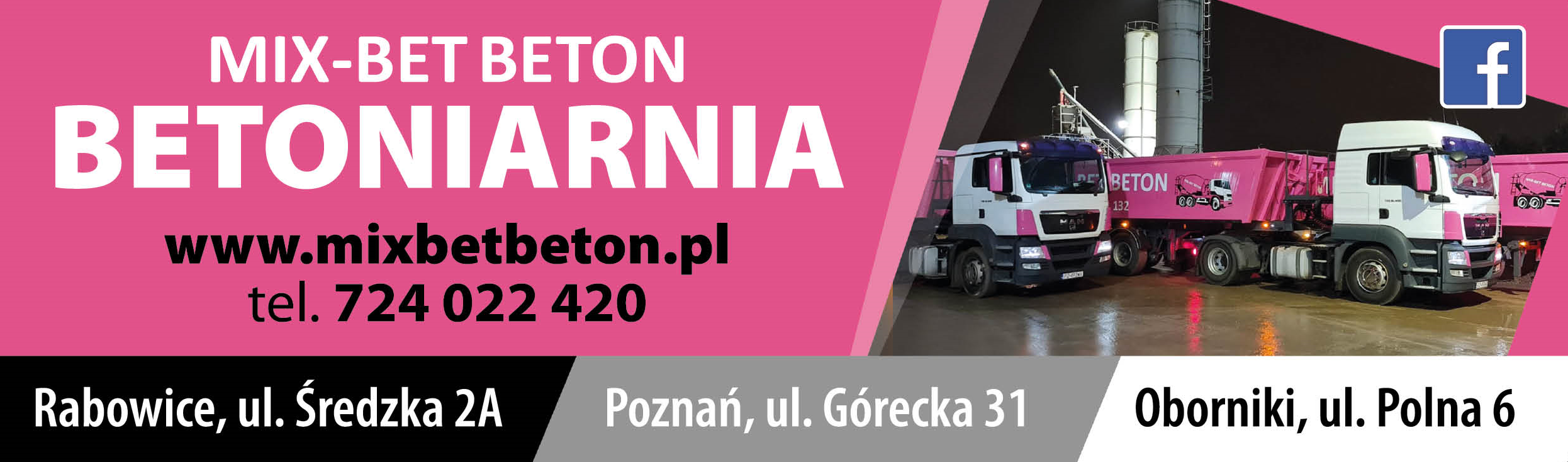 MIX-BET BETON Sp. z o.o. Wytwórnia Betonu - Rabowice / Poznań / Oborniki