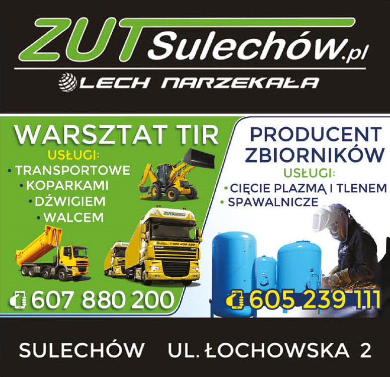 ZUT Sulechów Lech Narzekała Warsztat TIR / Usługi Transportowe / Producent Zbiorników