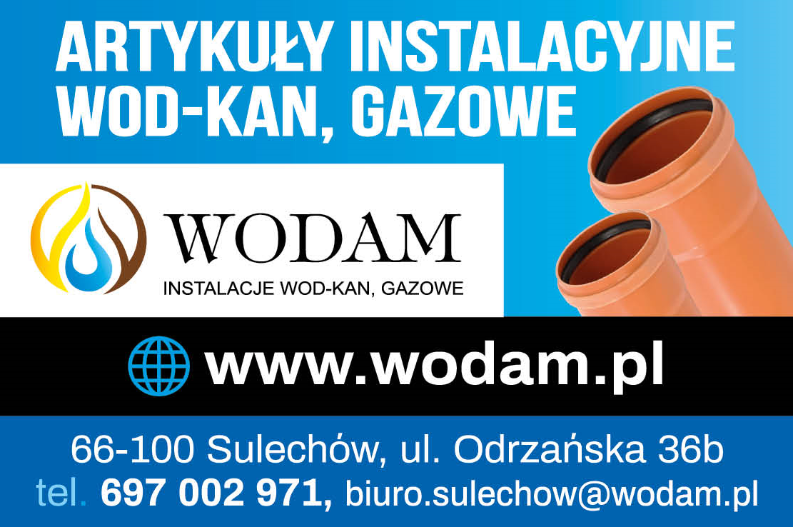 WODAM Sp. z o.o. Sulechów Artykuły Instalacyjne WOD-KAN, Gazowe