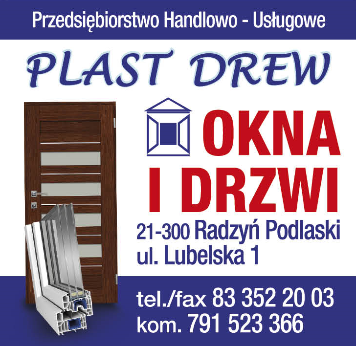 P.H.U. PLAST-DREW Radzyń Podlaski Okna i Drzwi