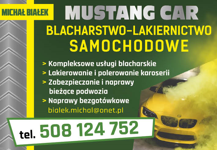 MUSTANG CAR Michał Białek Radzymin Blacharstwo - Lakiernictwo Samochodowe