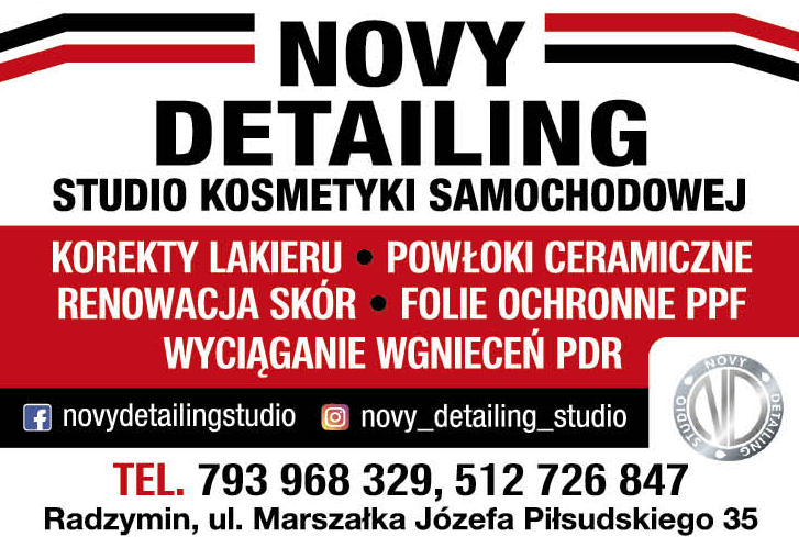 NOVY DETAILING Radzymin Studio Kosmetyki Samochodowej
