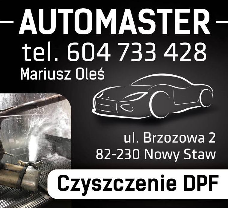 AUTOMASTER Mariusz Oleś Nowy Staw - Czyszczenie DPF