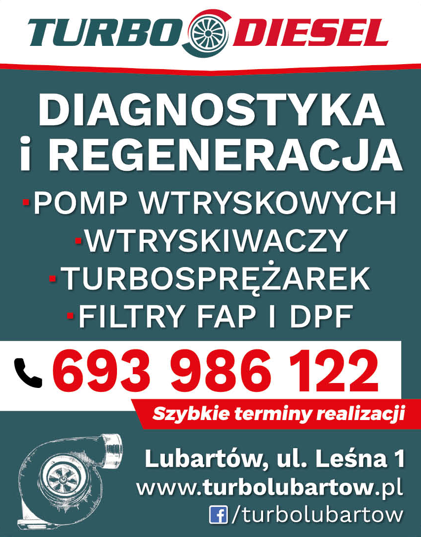 TURBO DIESEL Lubartów Diagnostyka i Regeneracja Pomp Wtryskowych / Wtryskiwaczy / Turbosprężarek