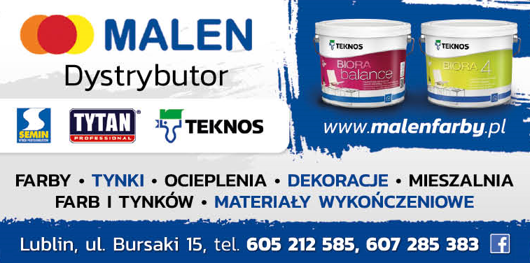 MALEN Dystrybutor Lublin Farby / Tynki / Ocieplenia / Dekoracje / Mieszalnia Farb i Tynków