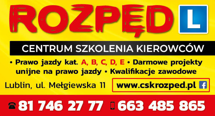 ROZPĘD Centrum Szkolenia Kierowców Lublin Prawo Jazdy kat. A,B,C,D,E / Kwalifikacje Zawodowe