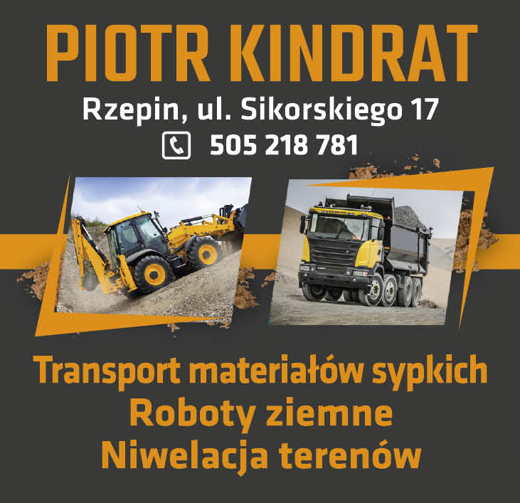 Usługi Transportowe Roboty Ziemne Piotr Kindrat Rzepin Transport Materiałów Sypkich
