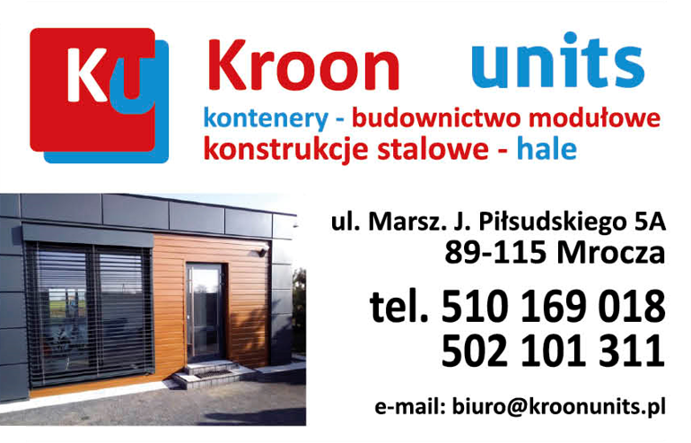 Kroon Units, Mrocza - produkcja / sprzedaż / wynajem kontenerów