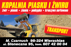 KOPALINIA PIASKU I ŻWIRU Marek Czarnuch Wierzchlas